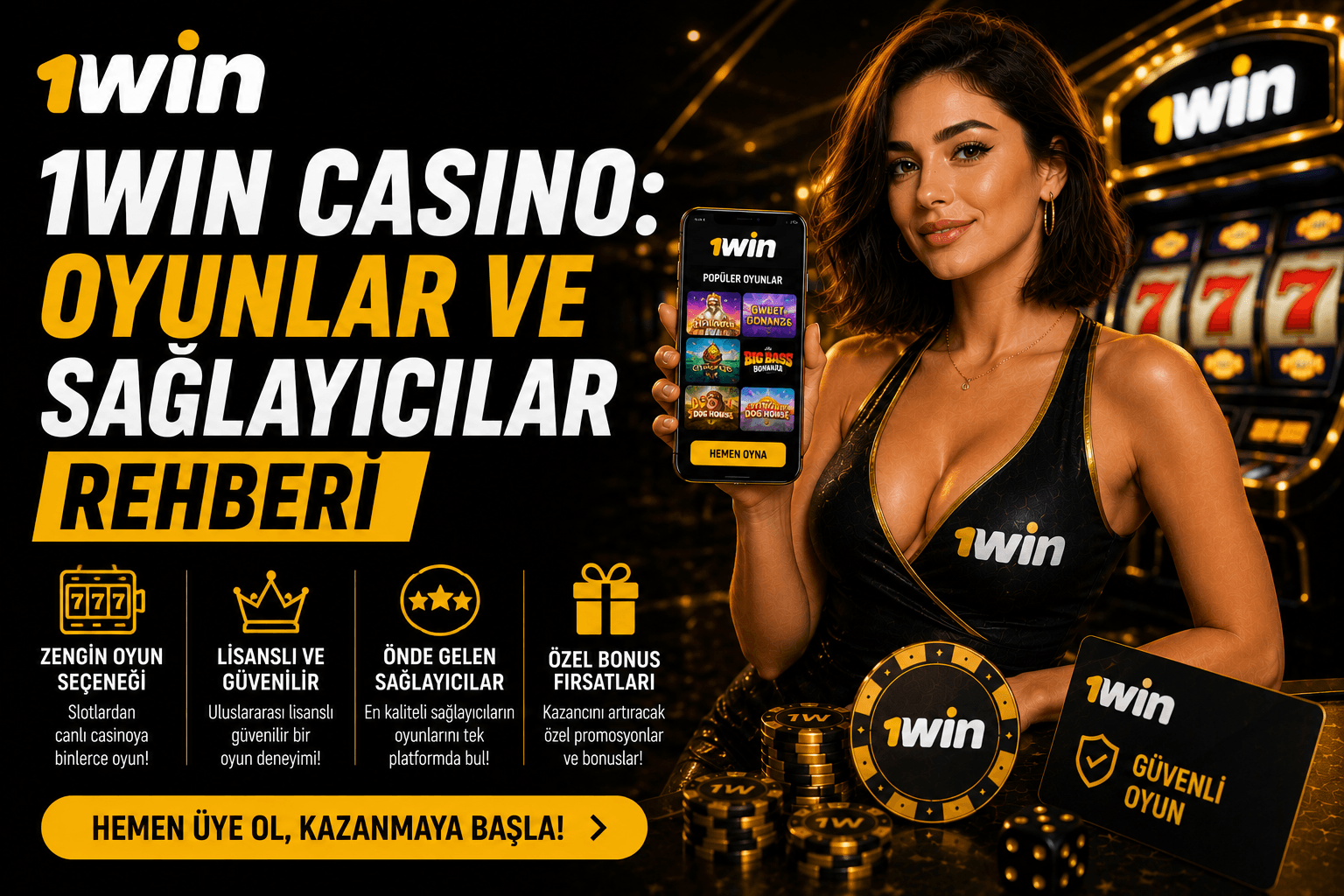 1Win Casino: Oyunlar ve Sağlayıcılar Rehberi